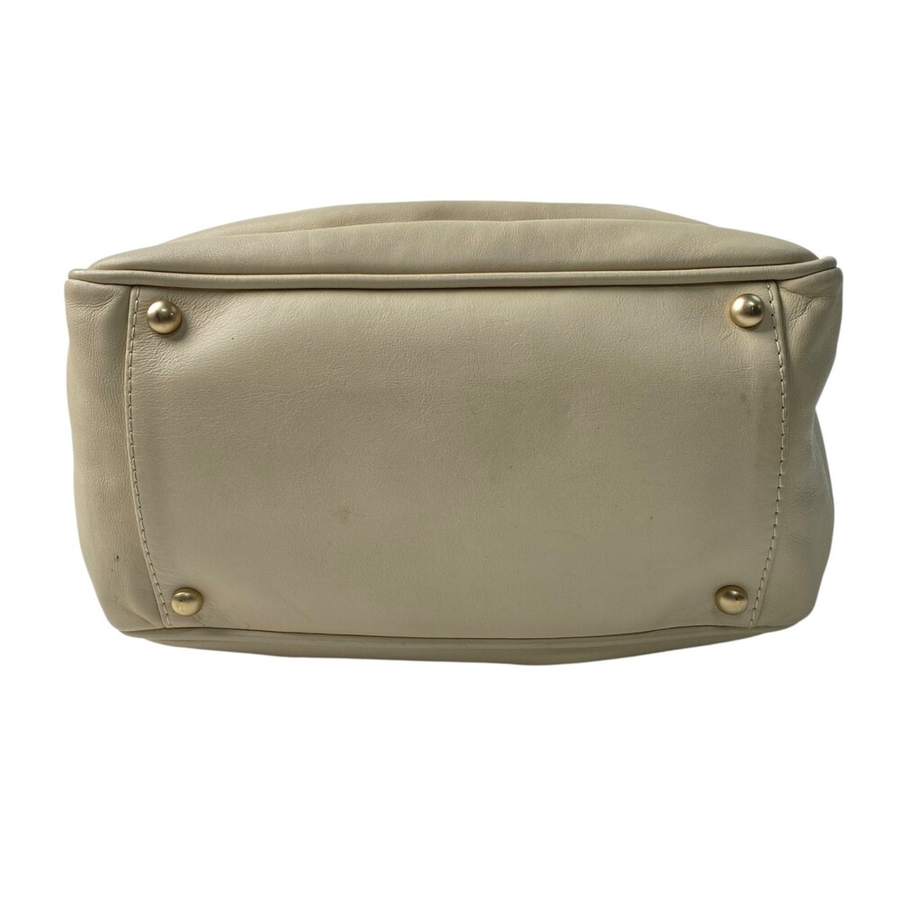 CHANEL White Lambskin Leather Tote Bag - Picture 5 of 16